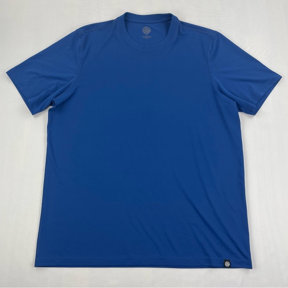 REI Co-op T Shirt Men’s L Blue Stretch Outdoors Performance Hiking Tee EXC - Picture 1 of 7